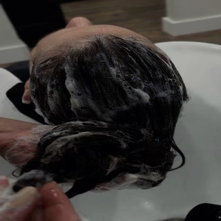Shampoo & style by Kristen Lowery